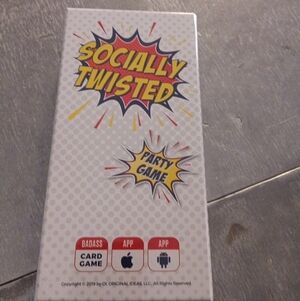 Socially Twisted Party Game Ages 17+ Sealed New